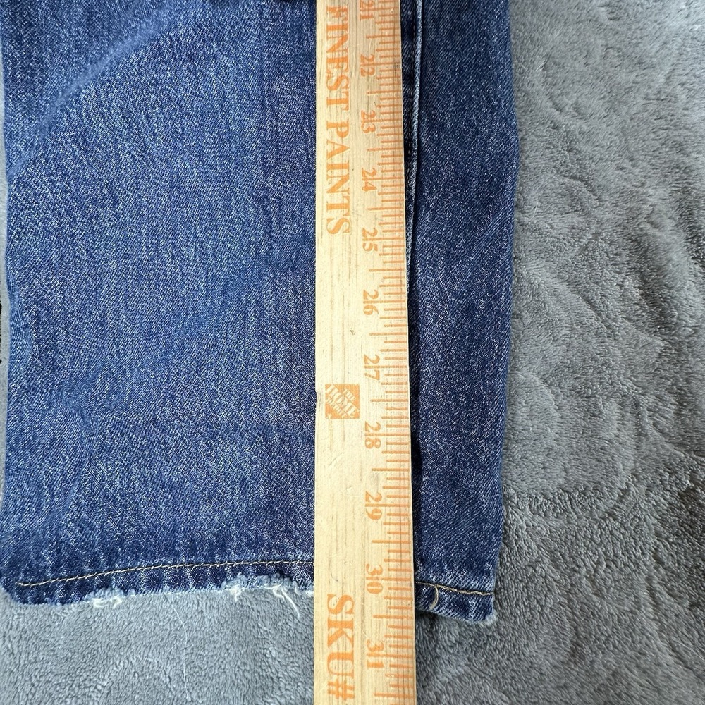 Levis Baggy Dad Jeans Womens 27 (Fits 29x30) Blue Denim Straight Barrel Loose - Picture 3 of 16